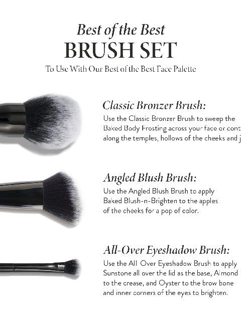 Laura Geller Best of the Best 3 PC Brush Set