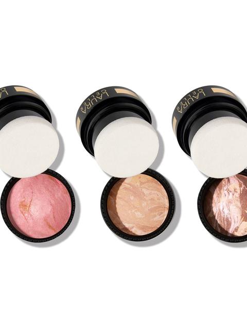 Laura Geller Travel Trio: Baked Foundation, Blush & Bronzer