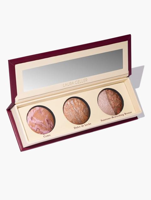 Laura Geller Geller's Greatest Everyday Heroes Baked Face & Eye Trio (Blush, Highlighter, Eyeshadow)